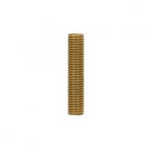  90/2134 - 1/8 IP Solid Brass Nipple; Unfinished; 1-3/4" Length; 3/8" Wide