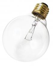  A3644 - 40 Watt G25 Incandescent; Clear; 2500 Average rated hours; 300 Lumens; Medium base; 220 Volt