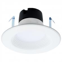  S11838 - 6.5 Watt LED Downlight Retrofit; 4 Inch Baffle; CCT Selectable; 12 Volts; Matte White Finish