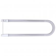  S18410 - 13 Watt T8 U-BEND LED; 50000 Hours; Medium Bi Pin Base; CCT Selectable; Type A/B; White Finish;