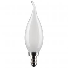  S21309 - 5.5 Watt CA10 LED; Frost; Candelabra base; 90 CRI; 4000K; 120 Volt