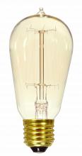  S2413 - 40 Watt ST19 Incandescent; Clear; 3000 Average rated hours; 160 Lumens; Medium base; 120 Volt