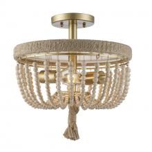  11606 AG - Taylan Flush Mount Lighting Antique Gold