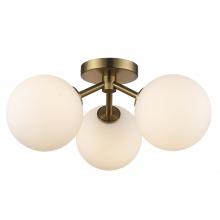  11613 AG - Haskell Flush Mount Lighting Antique Gold