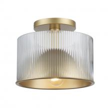  16241 AG - 1 - Light Quartz Serenade Semi-Flush Mount