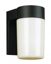  4810 BK - Pershing 1-Light Cylindrical Shade Outdoor Wall Light