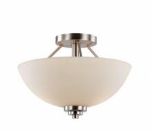  70527 BN - Mod Pod 2-Light, 13.5-in. Semi Flush Ceiling Light