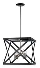  71055 BK/BN - Ackerman 13" Cage Pendant