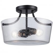  80527-2 BK - Flush Mount Lighting Black