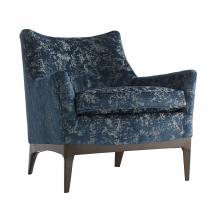  8134 - Ferguson Chair Peacock Chenille Walnut