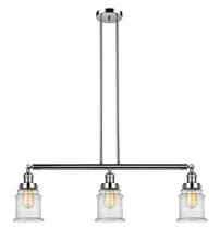 Innovations Lighting 213-PN-G184-LED - Canton - 3 Light - 39 inch - Polished Nickel - Stem Hung - Island Light