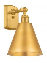 Innovations Lighting 516-1W-SG-MBC-8-SG - Berkshire - 1 Light - 8 inch - Satin Gold - Sconce