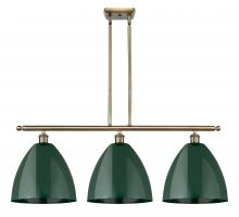 Innovations Lighting 516-3I-AB-MBD-12-GR-LED - Plymouth - 3 Light - 39 inch - Antique Brass - Cord hung - Island Light