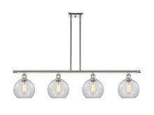 Innovations Lighting 516-4I-PN-G122-LED - Athens - 4 Light - 48 inch - Polished Nickel - Cord hung - Island Light