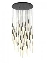  HF2051-FR-BK - Main St. Collection Black 51 Light Pendant Fixture