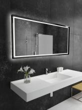  OPERX60283000-BLK - Opera Black Framed LED Mirror (Frontlit and Backlit)