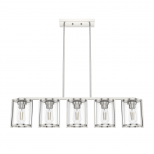  19955 - Astwood 5 Light Linear Chandelier Polished Nickel