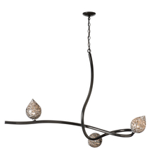  139202-SKT-89-CA0758 - Floret 3 Light Pendant, with Lexington Glass