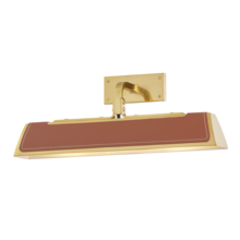  5318-AGB - 2 LIGHT WALL SCONCE W/ SADDLE LEATHER