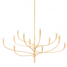  9612-VGL - 12 LIGHT CHANDELIER