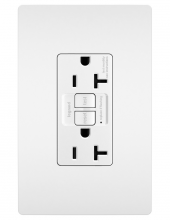  1597TRAPLW - radiant® Tamper-Resistant Sensitive Appliance 15A Duplex Self-Test GFCI Receptacles with SafeLock® P