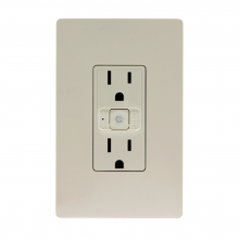  WWRR15LACCV2 - radiant? Smart Outlet, Wi-Fi, Light Almond