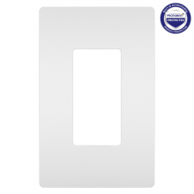  RWP26WAMCC6 - radiant® One-Gang Screwless Wall Plate with Microban®