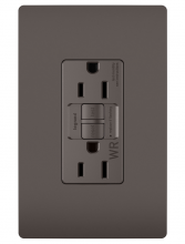  1597TRWR - radiant® Tamper-Resistant Weather-Resistant 15A Duplex Self-Test GFCI Receptacles with SafeLock® Pro