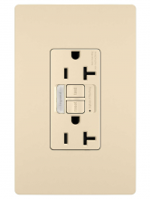  2097NTLTRI - radiant® Tamper-Resistant 20A Duplex Self-Test GFCI Receptacles with SafeLock® Protection and Night 