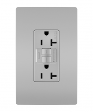  2097GRYCCD12 - radiant? 20A Duplex Self-Test GFCI Receptacles with SafeLock? Protection, Gray