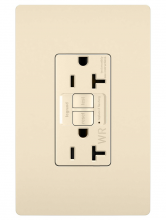  2097TRWRLA - radiant® Tamper-Resistant Weather-Resistant 20A Duplex Self-Test GFCI Receptacles with SafeLock® Pro