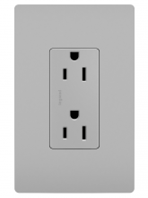  885TRGRY - radiant® Tamper-Resistant Outlet, Gray