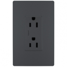  885TRGCC12 - radiant® Tamper-Resistant Outlet, Graphite