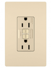  1597I - radiant? 15A Duplex Self-Test GFCI Receptacles with SafeLock? Protection, Ivory