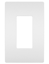  RWP26W - radiant® One-Gang Screwless Wall Plate, White