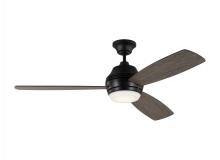  3IKDR52AGPD - Ikon 52-inch indoor/outdoor integrated LED dimmable ceiling fan in aged pewter finish