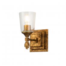  BB1022G-1-F1G - Vetiver 1 Light Wall Sconce Gold