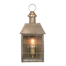  EL/HYDE PARK BR - Hyde Park Brass Outdoor Wall Lantern Porch Lighting Fixture