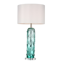  TLG3118 - Pontchartrain Water Fall Inspired Blue Buffet Table Lamp By Lucas McKearn