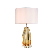  TLG3119 - Cognac Amber Finished Glass Accent Table  Lamp