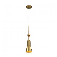  PD00118AGB-1 - Etoile Small Aged Brass Pendant