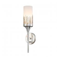  SC10508S-1 - Sawgrass 1 Light Sconce in Silver Leaf