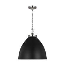  CP1301MBKPN - Wellfleet Large Dome Pendant