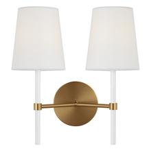  KSW1102BBSGW - Monroe Double Sconce