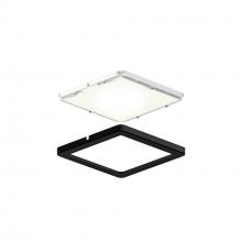  4006SQ-4K-BK - 12V Square Slim Puck