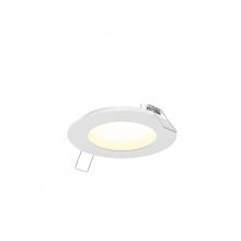  5004-CC-V-WH - Multi CCT Slim Round Recessed Panel Light - universal 120V-347V, 0-10V dimming