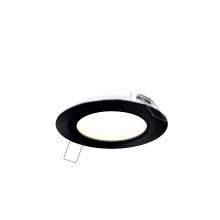  5005-CC-V-BK - Multi CCT Slim Round Recessed Panel Light - universal 120V-347V, 0-10V dimming