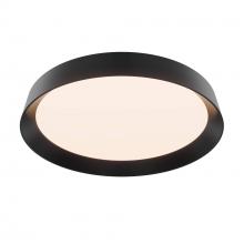  CFH12-CC-BK - Aurora 12in Dual-Light Dimmable LED Flush Mount, 5CCT - Black