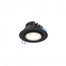  GMB4-CC-V-BK - Multi CCT Round gimbal recessed light - universal 120V-347V, 0-10V dimming