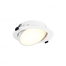  GPN6-CC-V-WH - Multi CCT Round gimbal recessed light - universal 120V-347V, 0-10V dimming